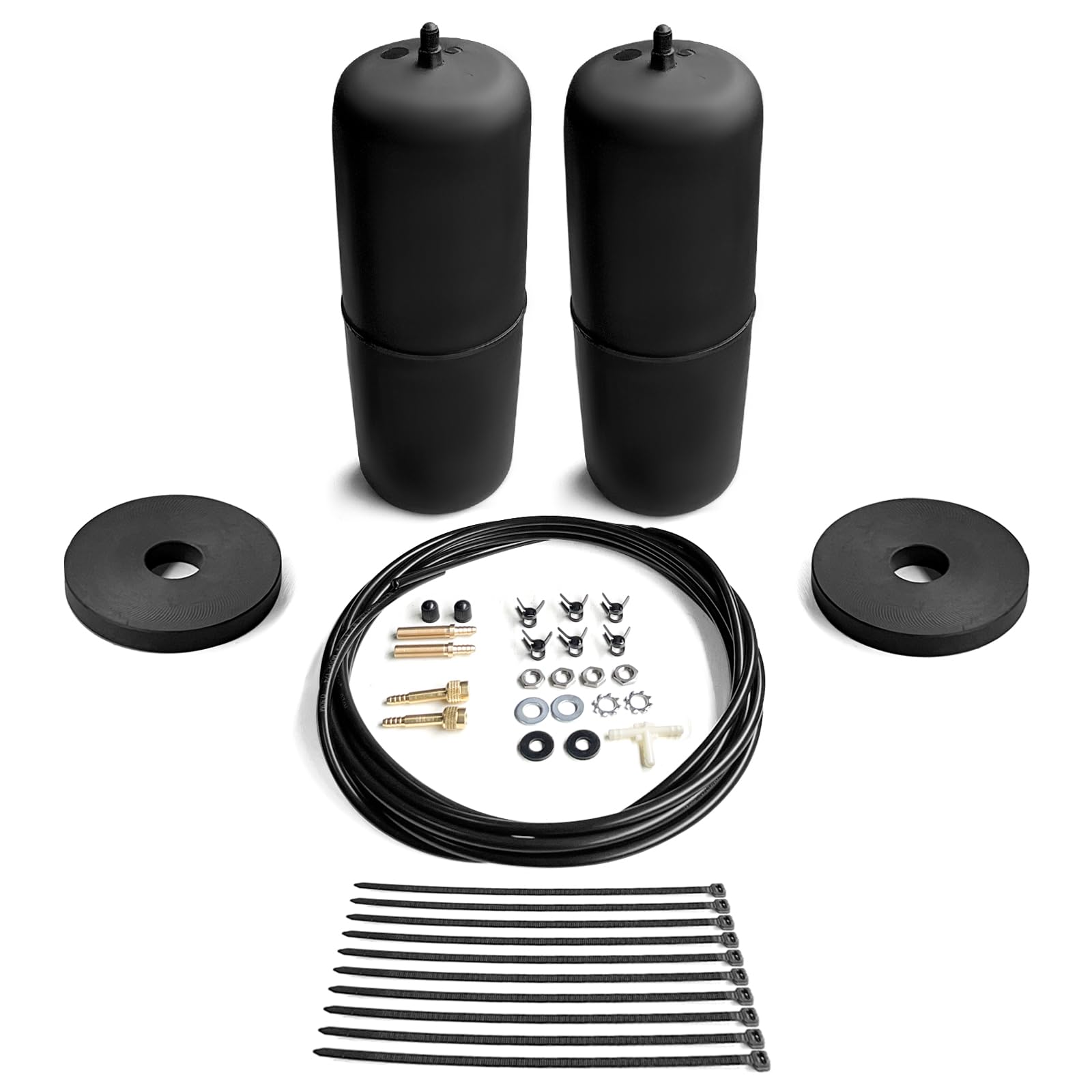 Photo 1 of MILLISEC Air Helper Spring Bags Suspension Kit Compatible with 2009-2024 Ram 1500 and 1500 Classic Pickups 60818HD Rear Air Spring Kit, Up to 2100 lbs of Load Leveling Capacity