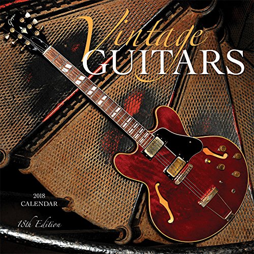 Vintage Guitars 2018 12 x 12 Inch Monthly Square Wall Calendar by Wyman, Instrument Vintage Guitars 2018 12 x 12 Inch Monthly Square Wall Calendar by Wyman, Instrument