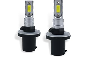 VEHICODE 880 LED Fog Light Bulbs 884 885 890 892 893 899 H27W/1 6000K White 10-60V Car LED Headlight Front Lamps, 2 Pack
