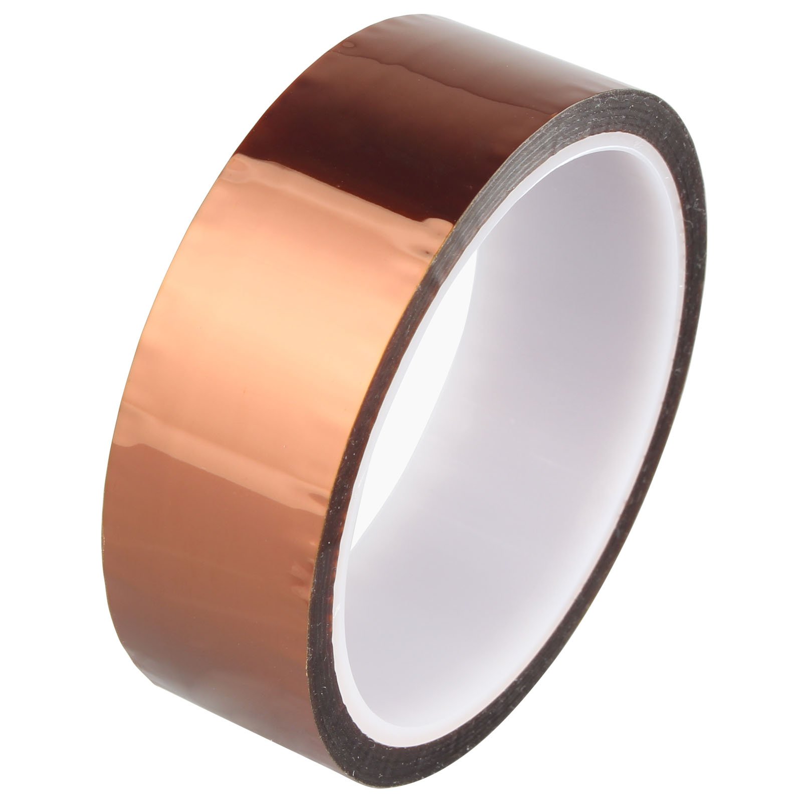 HALJIA 30mm*33m / 100ft Polyimide Heat High Temperature Resistant Adhesive Gold Tape for 3D Printer Platform/Electric Task/Soldering Task/Insulating Circuit Boards Temperature Resistant Upto 280'c