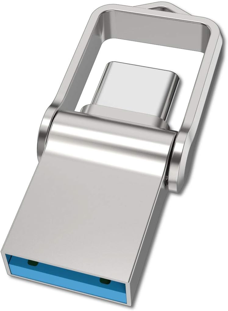 USB C Flash Drive Dual USB 3.0 64GB Thumb Drive KEATHY Type C High Speed Waterproof OTG Dual Memory Stick Jump Drive for Type-C Smartphone, MacBook, Tablet, Chromebook Pixel, etc