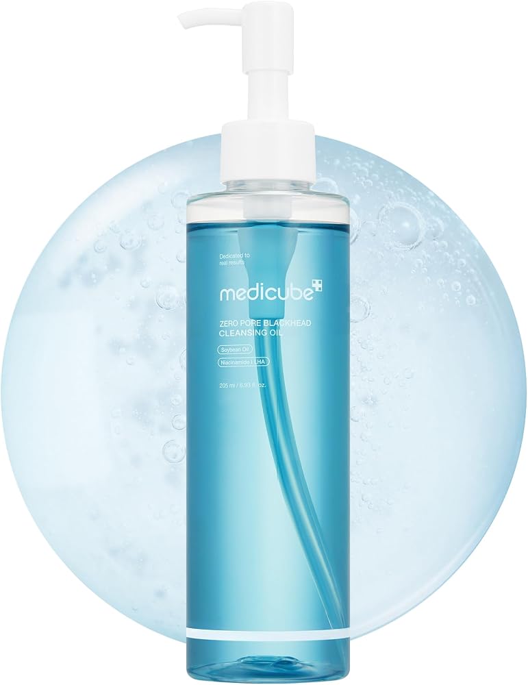 medicube Cleansing Oil Zero Pore Blackhead | Makeup Remover for all skin types, Daily Moisture Facial Cleanser, Low-Irritatio