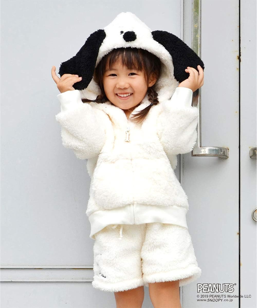 Amazon エメフィール Kids モコモコ スヌーピー 上下セット レディース パジャマ ルームウェアセット 通販