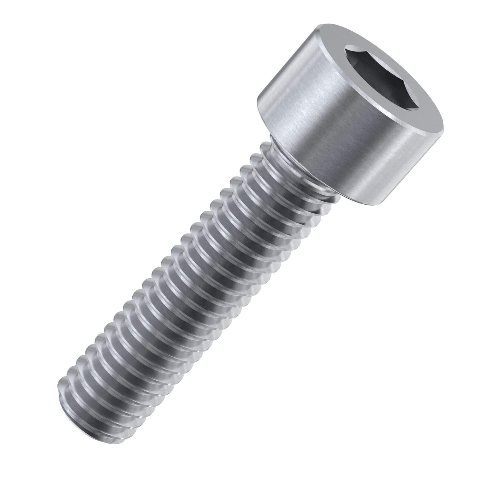 Accu - M3.5 x 20mm Full Thread Cap Head Screws (DIN 912) - Stainless Steel (A2) (Pack of 4)