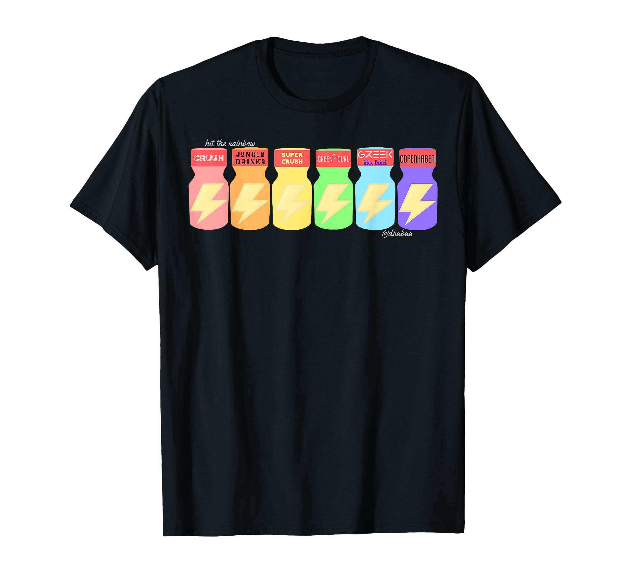 Photo 1 of " The Rainbow" Poppers T-Shirt S