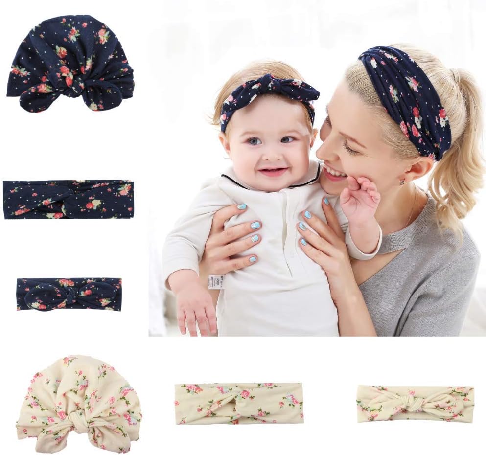 Headbands for Baby and Mum, Hats and Hair wraps for Newborn, Infant and toddler, Bow-knot Head wraps, Boho headband, Mum and Baby matching outfits, Baby shower gifts, Baby photo props