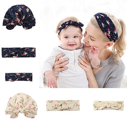 mommy and baby head wraps