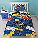 Lego Batman Movie Hero Single Duvet Cover Set - Rotary Design UK duvet cover size 53in x 78in