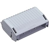 207-1333 | WAGO Gelbox for 221 and 2773 Series connectors | Moisture Protection | IPX8-certified | 12 AWG | Gray, Label-Free housing | Large | [Box of 3 Pieces]