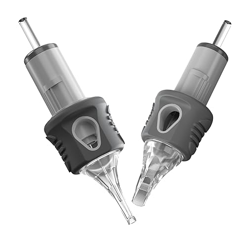 WORLDGET 1007RM Tattoo Cartridge Needles 20PCS, #10 Bugpin 7 Round Magnum, Smooth Shading with Finger Ledge, Leak-Proof, High-Precision for All Rotary Machines, Ideal for Color Packing