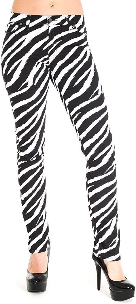 Jist Men's Zebra Drainpipe Jeans