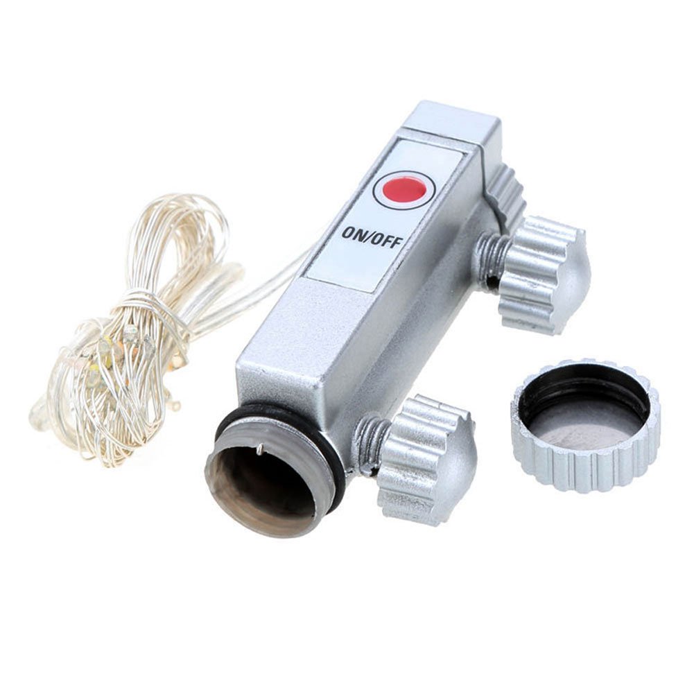 Bike Wheel Light, Ultra Bright LED Bicycle Tire Accessories Cycling Spoke Light String Waterproof - 2 Pack (White)