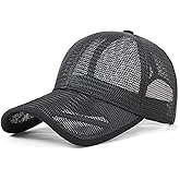 GEGEEN DOMOG Summer Baseball Cap for Men Plus Size Mesh Running Hats Breathable Outdoor Sports Quick Dry Hat