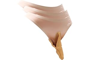 Mona's Choice Stretchy Mens Ice Silk Bikini Briefs with Pouch or Sheath/Mens Panties