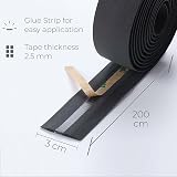 BBB RaceRibbon BHT-01 Black Handlebar Tape with Plugs 200 cm 3 cm view 4