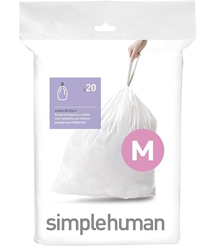 Amazon.com: simplehuman Code M 60 Count Custom Fit Liners