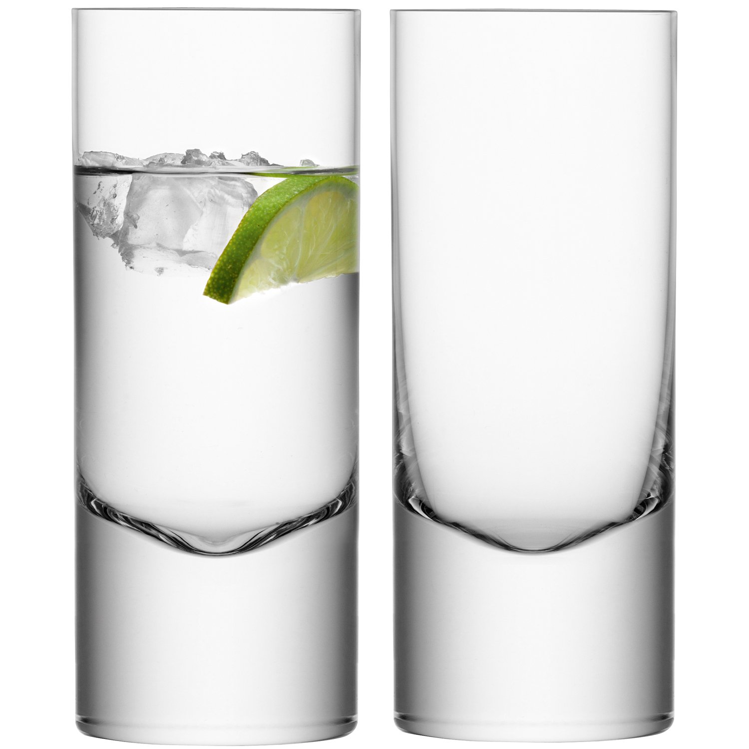 LSA Boris Highball 360ml Clear | Set of 2 | Handmade Glass | BI07