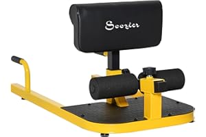 Soozier 3-in-1 Padded Push Up Sit Up Deep Sissy Squat Machine Home Gym Fitness Equipment