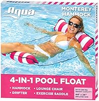 Aqua 3-In-1 Roll-Up Pool Float, Padded Mat For Beach-Land-Water, Roll-Up Mat with Carry Strap