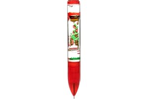 YUE MOTION Liquid Motion Timer Pen/Liquid Timer Pen/Multi Colored Fidget Pen for for Desk Toys, Novelty Gift,Novelty Toy, Single Pack (Red/Green)