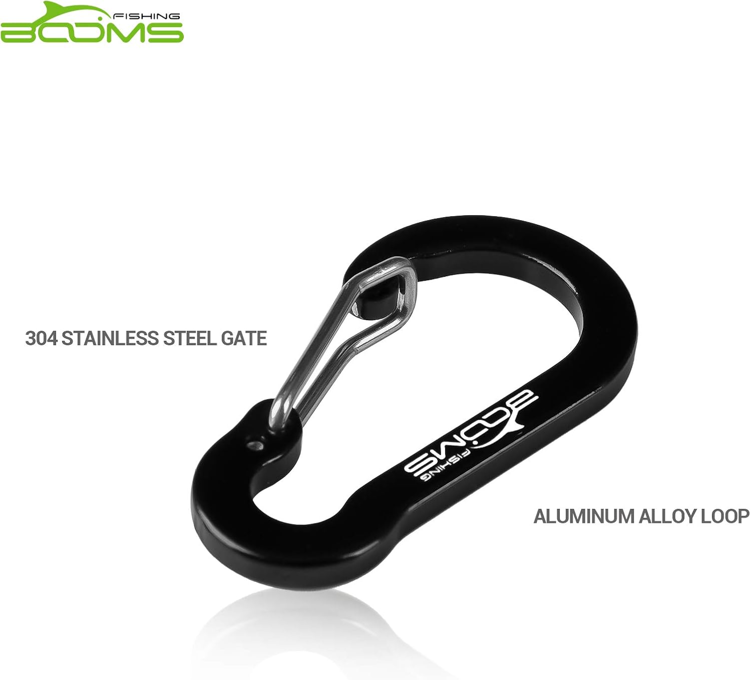 Booms Fishing CC1 Multi-Use Carabiner Clips: Clothing