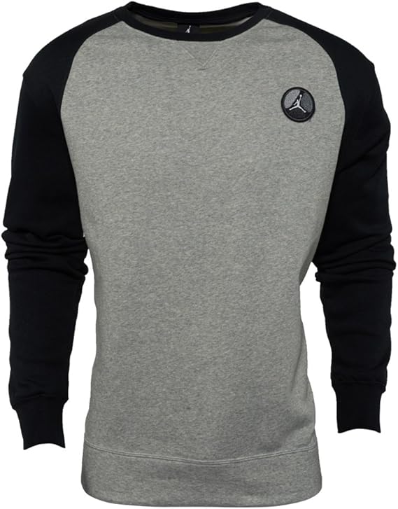 Amazon.com: Jordan Mens Retro 8 Graphic Pullover Sweatshirt Grey/Black;Medium: Clothing