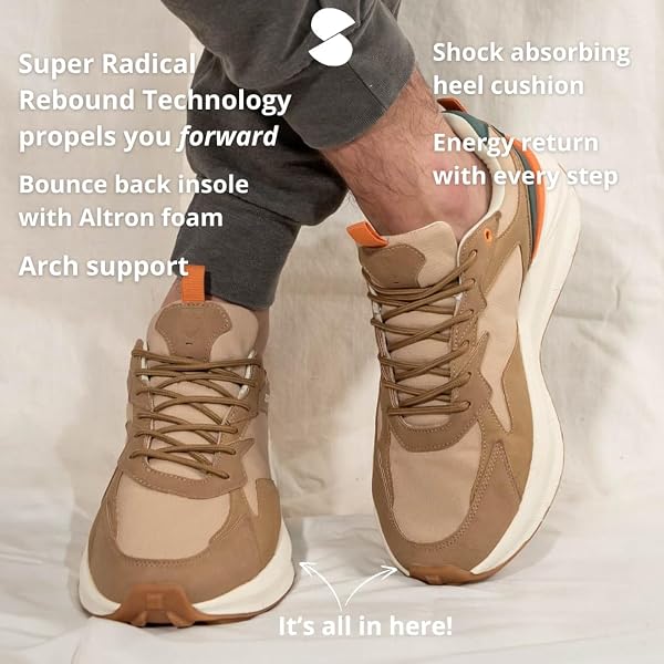 DEER STAGS MEN’S GRAVITY SUPRO INSIDE RADICAL REBOUND CUSHIONED FASHION SNEAKER WITH THICK COMFORT SOLE – TAUPE/LIGHT TAUPE – 13 MEDIUM