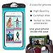 Waterproof Phone Case for Swimming iPhone 13 Pro Max Samsung 20+ and All Large Phones 4 x 7.2cm. Waterproof Pouch for Phone Keys Money Holder Passport Travel Dry Bag. IPX8. 10m Under Water. Blue