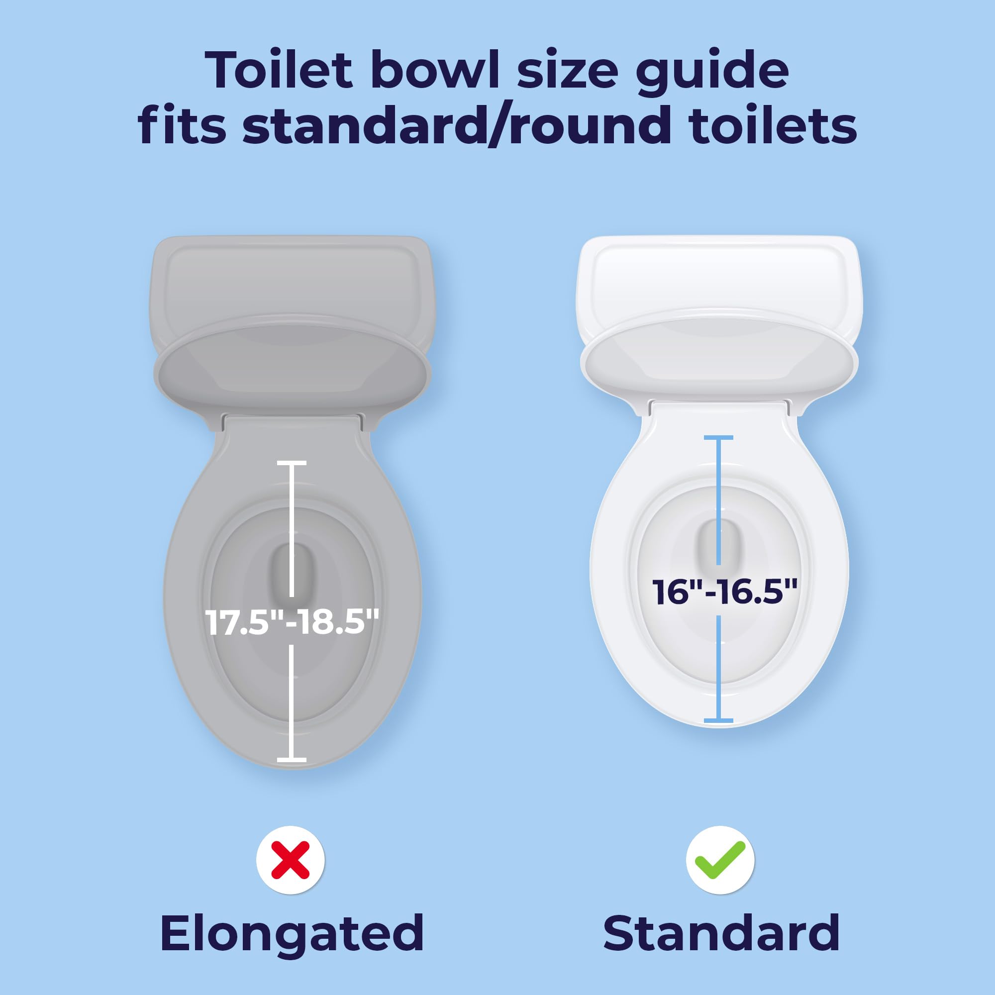 Drive Medical RTL12027RA 2-in-1 Raised Toilet Seat with Removable Padded Arms, Standard Seat