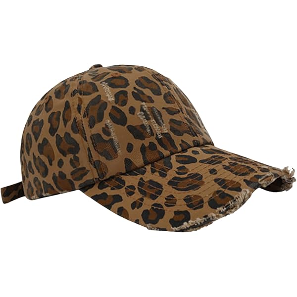 Amazon.com: Leopard Print Baseball Cap for Women Vintage  display picture 1