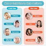 ACWOO Cooling Eye Mask Reusable Hot Cold Therapy with Eye Cutouts view 2