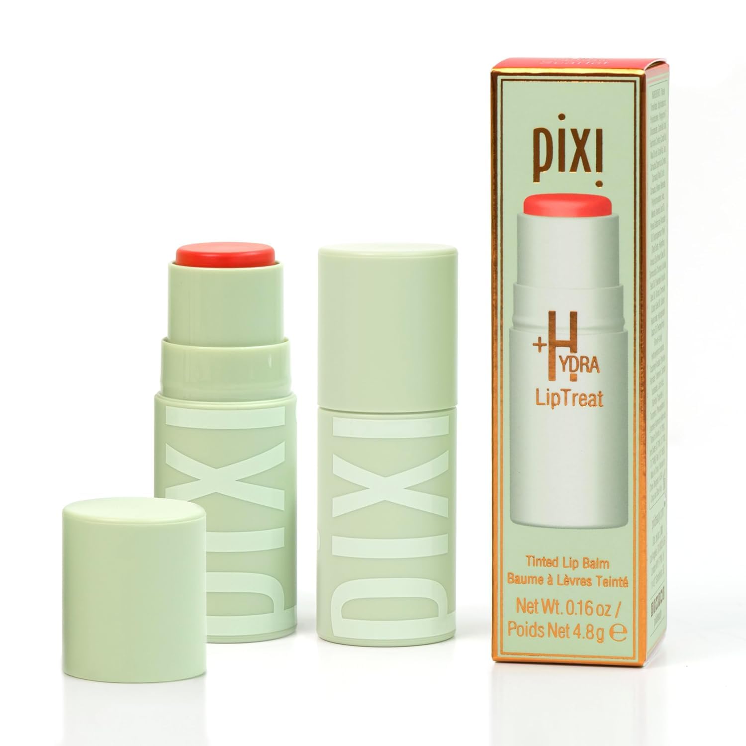 Pixi Beauty +Hydra LipTreat | Tinted Hydrating Lip Balms | In Shade Scarlet | 0.16 oz / 4.8 g
