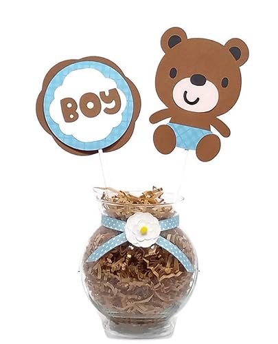 Amazon Com Baby Boy Little Brown Bear Centerpiece Sticks Cake Amazon Com Baby Boy Little Brown Bear Centerpiece Sticks Cake