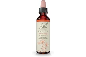 BACH FLOWER REMEDIES Bach Original Flower Remedies, Rock Rose - Have Courage - Natural Homeopathic Flower Essence for Emotional Balance - Vegan, Gluten Free, Sugar Free - 20mL Dropper