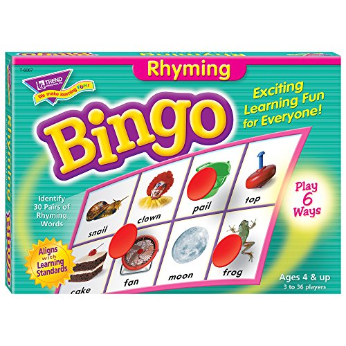 Trend T6067 Young Learner Bingo Game Rhyming Words (TEPT6067)