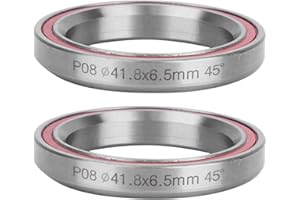 2PCS 41.8MM Duty Headset, Sealed Headset Bearing with Sealing Rubber Ring
