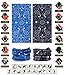 VANCROWN Headband Head Wrap Headwear Sport Sweatband 280 Patterns 12 in 1 Magic Scarf 12PCS 9PCS & 6PCS (12PCS.Paisley)