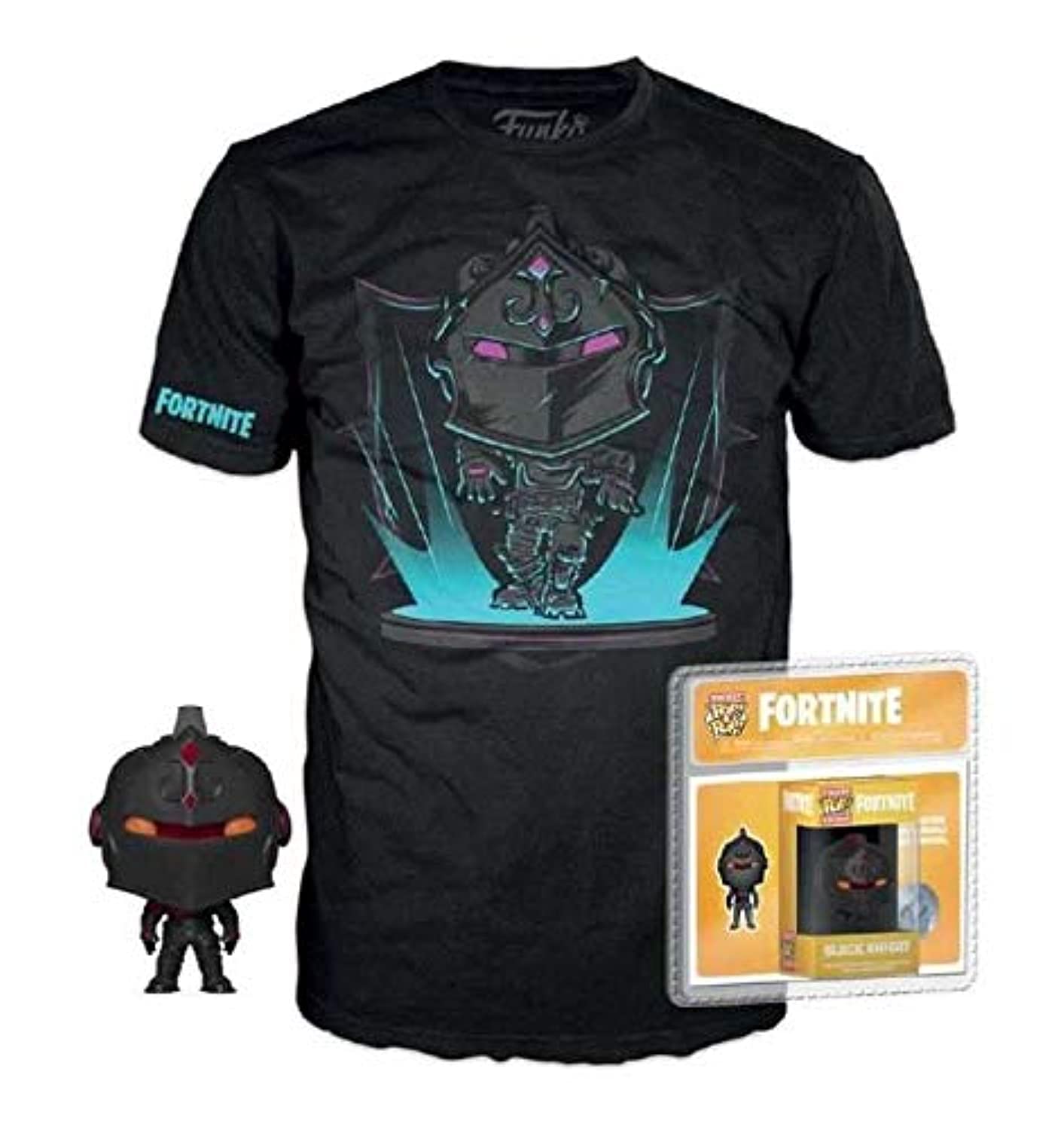FORTNITE - Boxed T-Shirt POP + Pocket POP - Black Knight (M)