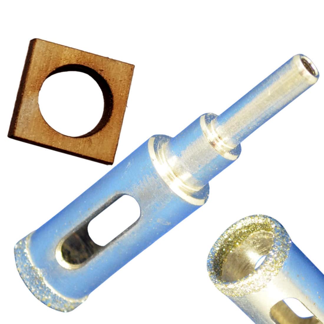 19mm Diamond Hole Saw 3/4 Inch for Porcelain Tile, Glass & Ceramic – Diamond Core Drill Bit with Guide to Prevent Skidding, Precise Hole Cutter for Marble, Granite, Stone, Mosaic and Ceramic Drilling — image 1