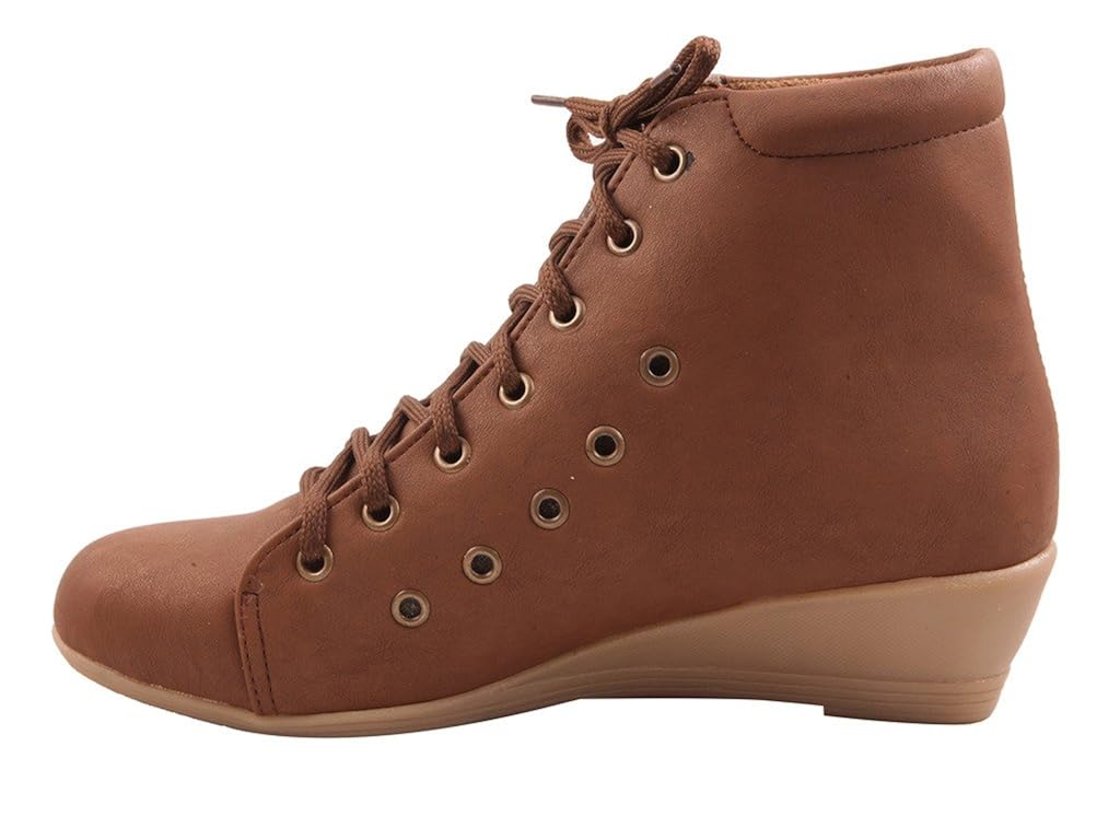 adorn women's artificial leather boots