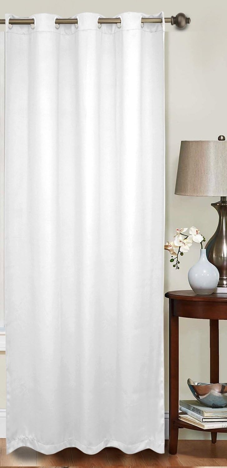 Maison Decor Thermal Insulated Blackout Panel Curtain, Light Grey,52 By 84 Inch ,Single Panel