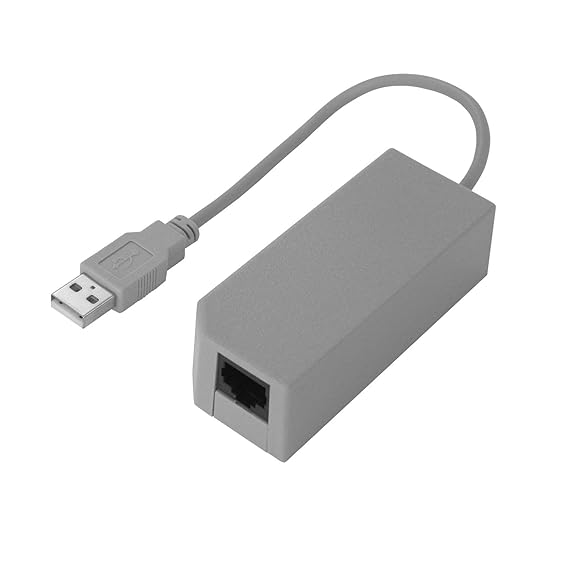 Eaxus Nintendo LAN Adapter für Nintendo Switch, Wii und Wii U, Android/PC, Netzwerk Ethernet Adapter