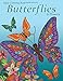 Adult Coloring Book: Butterflies & Flowers