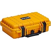 MEIJIA Portable All Weather Waterproof Protective Hard Case, Small Camera Case,Dry Case with Customizable Foam,Fit Use of Drones, Camera,Equipments, 11.65 ”x8.35”x3.78”