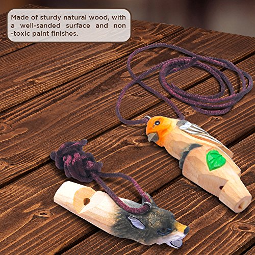 aGreatLife Wolf Whistle & Bird Call Whistle in One Set Perfectly Crafted & Well Sounding Train