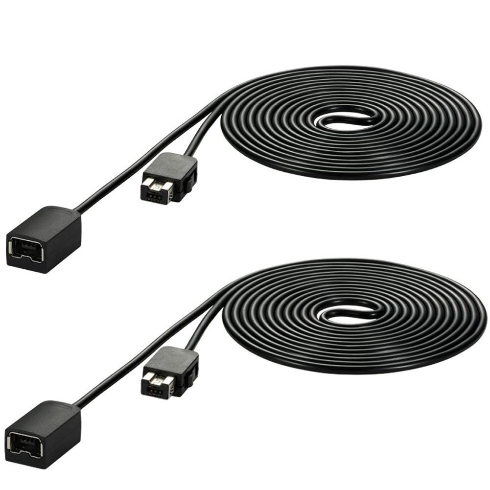 Câble Extension Manette NES/SNES 3 M - Compatible Mini NES, Mini SNES, Wii, Wii U - Noir
