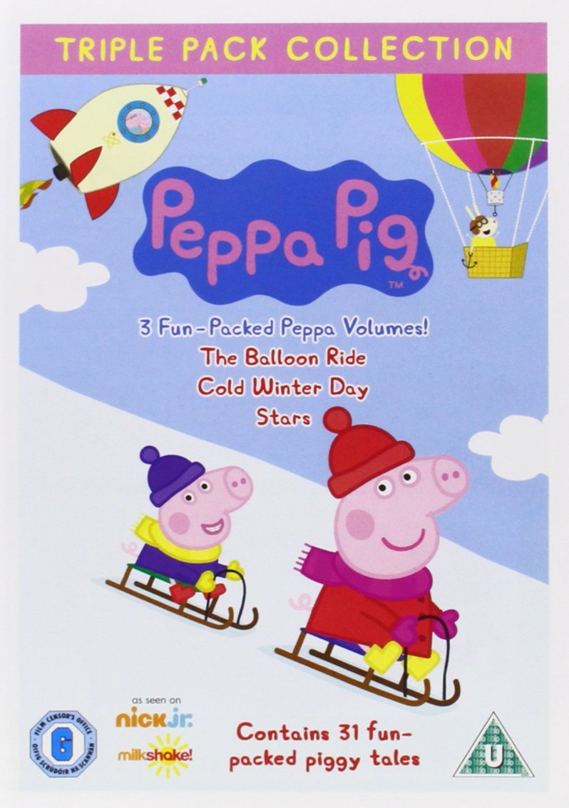 Peppa Pig - Balloon Ride / Cold Winter's Day / Stars [DVD]