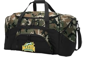 BROAD BAY Large George Mason Duffel Bag CAMO George Mason University Suitcase Duffle Luggage Gift Idea for Men Man Him!