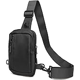 GORELAX Small Crossbody Sling Bag Compact Chest Pack for Men Women EDC Phone Purse Running Hiking Travel