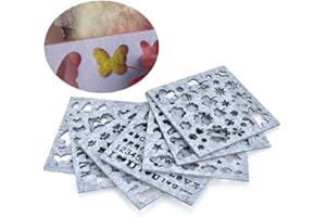 Wixine 1Set 7pcs Needle Felting Applique Mold Handicraft Wool Felt Woolen Shaping Mould DIY